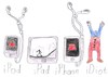 Cartoon: das neue Appleprodukt (small) by Salatdressing tagged ipod,ipad,iphone,apple,idiot,appleprodukt,appleprodukte,smartphone,smartphones