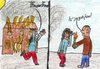 Cartoon: Feuer! (small) by Salatdressing tagged feuer,streichholz,gut,blöd,dumm,brennen,brand,haus,flüchten,renn,fliehen,tod,flammen,hilfe