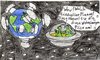 Cartoon: Pilze (small) by Salatdressing tagged pilze,außerirdisch,außerirdische,aliens,et,ufo,unbekanntes,flugobjekt,krieg,atom,natur,pilz,friedlich,dumm,blöd,naiv,friedvoll,andere,glauben,grüne,männchen,all,weltall,dunkel,böse,weltkrieg,komisch,masianer