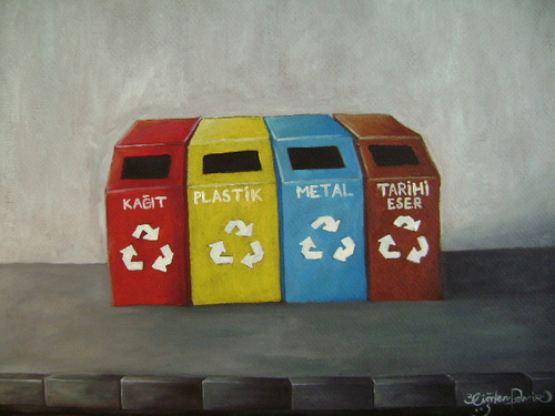 Cartoon: Tarihi eserlerin geri donusumu ! (medium) by CIGDEM DEMIR tagged tarihi,eser,geri,donusum,recycling