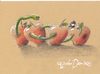 Cartoon: Greedy Worm (small) by CIGDEM DEMIR tagged greedy worm apple fly mindless consumption habit animal people red shop
