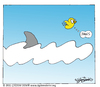 Cartoon: JAWS (small) by CIGDEM DEMIR tagged cigdem demir bird jaws