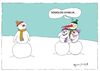Cartoon: NOOOLDU UFAKLIK (small) by CIGDEM DEMIR tagged snowman snow man love