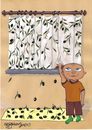Cartoon: olive (small) by CIGDEM DEMIR tagged olive,child,curtain,room,green,black
