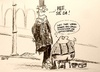 Cartoon: Der Visionär (small) by Eggs Gildo tagged arbeit,ausbeutung,erdbeereis