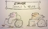 Cartoon: Zyniker - damals und heute (small) by Eggs Gildo tagged diogenes,kyniker,schäuble,zyniker
