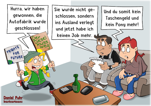 Cartoon: Diesel muss weg (medium) by karicartoons tagged aktionismus,arbeitslosigkeit,arbeitsplatz,arbeitsplätze,cartoon,demo,demonstrieren,diesel,dieselverbot,fridays,for,future,greta,humor,jobverlust,jugend,kündigung,klimaschmutz,konsum,konsumverzicht,konjunktur,umweltschutz,wirtschaft,wohlstand,aktionismus,arbeitslosigkeit,arbeitsplatz,arbeitsplätze,cartoon,demo,demonstrieren,diesel,dieselverbot,fridays,for,future,greta,humor,jobverlust,jugend,kündigung,klimaschmutz,konsum,konsumverzicht,konjunktur,umweltschutz,wirtschaft,wohlstand