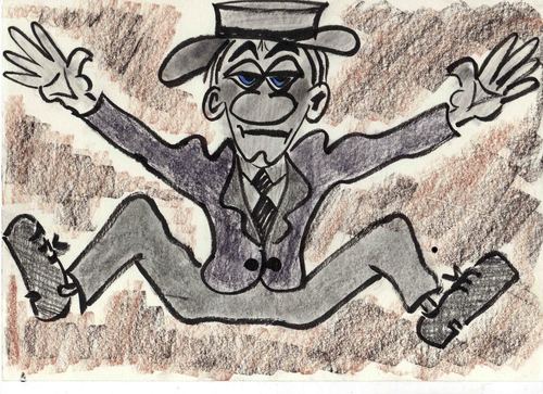 Cartoon: Buster Keatons Cousin (medium) by Marcello tagged buster,keaton