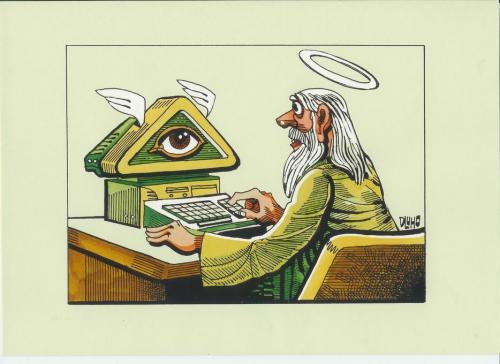 Cartoon: heavenet (medium) by Dluho tagged religion,,big brother,1984,abhörsystem,ausspionieren,bespitzeln,datenschutz,fernmeldegeheimnis,fingerabdruck,auge,auge vorsehung,gott,religion,allwissend,allmächtig,george orwell,grundgesetz,internet,kontrolle,meinungsfreiheit,menschenrechte,onlinedurchsuchung,postgeheimnis,pressefreiheit,privatssphäre,schutz,sicherheit,spionage,spitzel,stasi,stasivergleich,terrorismus,transparenz,trojaner,überwachung,überwachungskamera,überwachungsstaat,verbraucherdaten,verbraucherschutz,big,brother,allsehende,vorsehung,george,orwell