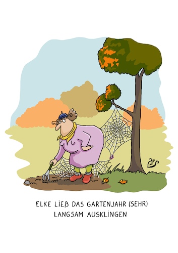 Cartoon: Gartenjahr (medium) by Dodenhoff Cartoons tagged garten,gartenjahr,anbau,gartenpflege,hobbygärtner,naturgarten,ökologie,umweltschutz,gartenbeet,spinnen,herbst,garten,gartenjahr,anbau,gartenpflege,hobbygärtner,naturgarten,ökologie,umweltschutz,gartenbeet,spinnen,herbst