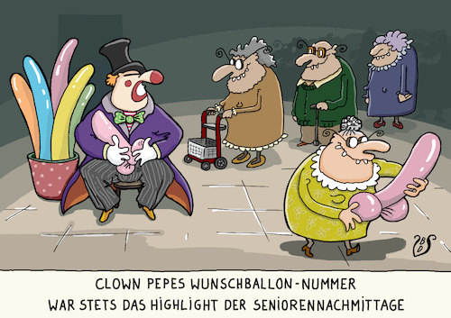 Cartoon: Seniorennachmittag (medium) by Dodenhoff Cartoons tagged senioren,alterserotik,männer,frauen,rentner,altersheim,altennachmittage,clown,birgit,dodenhoff,cartoon,seniorentreff,wünsch,dir,etwas,humor,alterssexualität,freude,im,alter,ballonkünstler,tabubruch,sexspielzeug,dildo,senioren,alterserotik,männer,frauen,rentner,altersheim,altennachmittage,clown,birgit,dodenhoff,cartoon,seniorentreff,wünsch,dir,etwas,humor,alterssexualität,freude,sex,im,alter,ballonkünstler,tabubruch,sexspielzeug,dildo