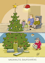 Cartoon: Baumsharing (small) by Dodenhoff Cartoons tagged nachhaltigkeit klimaschutz baumschutz weihnachtsbaum innovation klimalösung naturschutz lösungen konsum