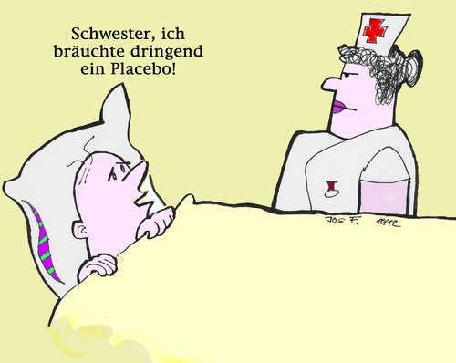 Cartoon: Placebo (medium) by Jos F tagged patient,nurse,health,placebo