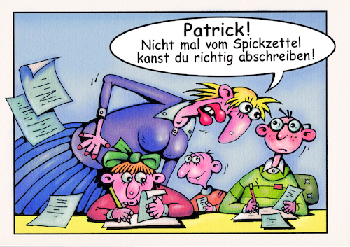 Cartoon: Schule (medium) by kurtu tagged schule,schule