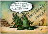 Cartoon: auslander! (small) by kurtu tagged no,
