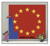 Cartoon: china EU (small) by kurtu tagged yes