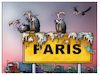 Cartoon: Paris (small) by kurtu tagged paris