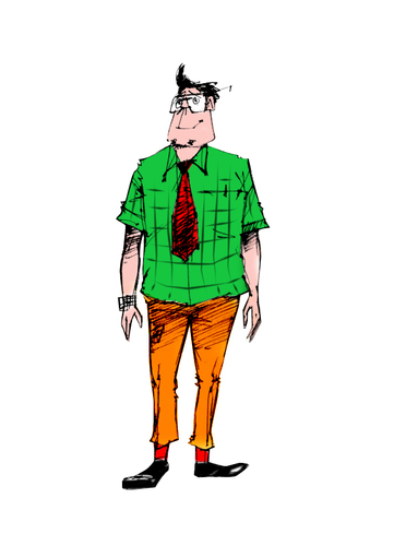 Cartoon: Goby Geek (medium) by yogesh-sharma tagged goby,geek,yoesh,sharma