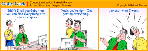 Cartoon: Goby Geek (medium) by yogesh-sharma tagged goby,geek,yoesh,sharma,rakesh,raman