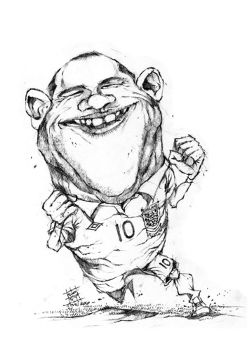 Cartoon: rooney (medium) by cakBOY tagged rooney