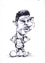 Cartoon: steven gerrard (small) by cakBOY tagged steven,gerrard,england,liverpool,soccer,futball