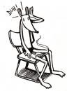 Cartoon: October 11 (small) by Peter Russel tagged mouse,chair,duh