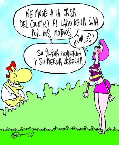 Cartoon: ENAMORADO (medium) by Mario Almaraz tagged homabre,mujer