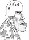 Cartoon: LLEVAR LA CUENTA (small) by Mario Almaraz tagged soldado