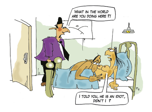 Cartoon: Status Quo (medium) by paraistvan tagged hintergehen,überraschen,deluded,surprise