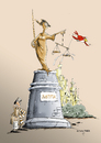 Cartoon: Justitia (small) by paraistvan tagged justitia,statue,truth,justice,injustice,fraud,rascality