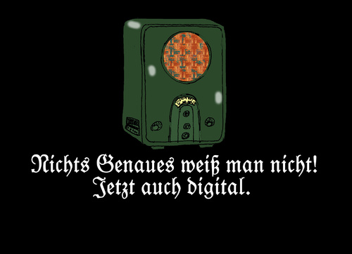 Cartoon: Nichts Genaues weiß man nicht (medium) by Marbez tagged nichtwissen,nicht,wissen,wollen