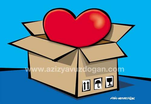 Cartoon: love.. (medium) by azizyavuzdogan tagged care,love,attention,ragard,sevgi,korumak,aziz,yavuzdogan