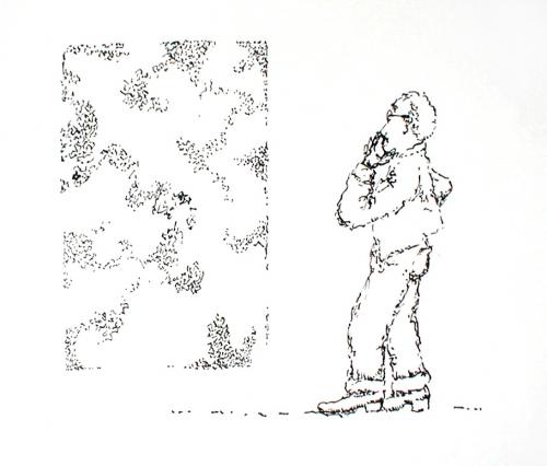 Cartoon: der punkt (medium) by daPinsli tagged tusche,