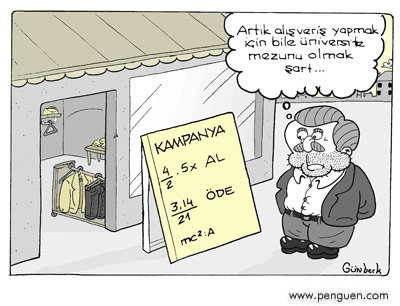 Cartoon: alisveris (medium) by gunberk tagged tüketim