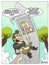 Cartoon: Rapunzel (small) by gunberk tagged rapunzel