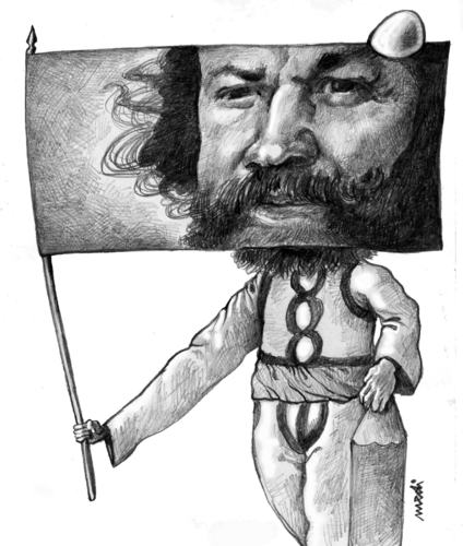 Cartoon: NEKRA (medium) by Medi Belortaja tagged nekra,nexhat,krasniqi,kosova,cartoonist,friend,graphic,designer
