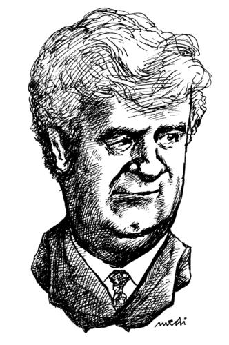 Cartoon: Radovan Karadzic (medium) by Medi Belortaja tagged radovan,karadzic