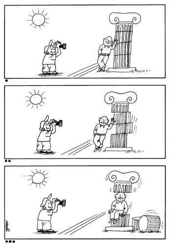 Cartoon: photo (medium) by Medi Belortaja tagged photo