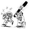 Cartoon: after agreement (small) by Medi Belortaja tagged agreement,handshake,beat,beating,partners,violence