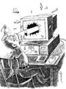 Cartoon: beat the virus (small) by Medi Belortaja tagged beat,virus,computers,pc,hackers,punch