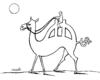 Cartoon: camel cash (small) by Medi Belortaja tagged camel,cash,money,euro,dollar