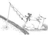 Cartoon: fishing (small) by Medi Belortaja tagged fishing,mouse,cat,tail,humor