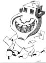 Cartoon: flat man (small) by Medi Belortaja tagged flat,man,trees,buildings,environment,ecology,destruction
