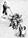 Cartoon: friendship (small) by Medi Belortaja tagged friendship,rope,poverty,people,kill,throttle
