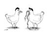 Cartoon: competition (small) by Medi Belortaja tagged competition,chicken,snake,worm,humor