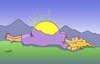 Cartoon: pregnant s dream (small) by Medi Belortaja tagged pregnant dream woman sun mother sunrise