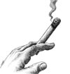 Cartoon: smoke (small) by Medi Belortaja tagged smoke,smoking,cigarette,skull,health