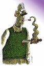 Cartoon: Smoking kill (small) by Medi Belortaja tagged smoking,kill,cigarette