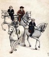 Cartoon: tutelage with horses (small) by Medi Belortaja tagged tutelage,horse,horses,chief,boss,head,servility,servants