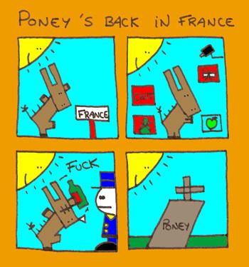 Cartoon: Poney (medium) by LudovicPedrocchi tagged france,poney,humour,